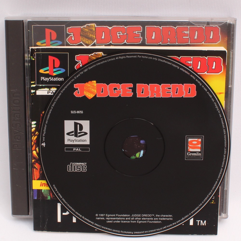 Judge Dredd Sur PS1 – Complet Avec Boîtier Et Manuel – Jeu PAL Très Bon état